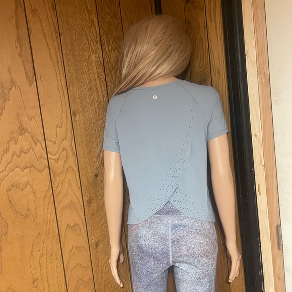 Lululemon" Quick Pace Short Sleeve Blue Cast - Picture 8 of 12